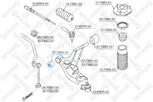 Сайлентблок передней подвески Japan Cars J40009D цена, от 3.17 USD