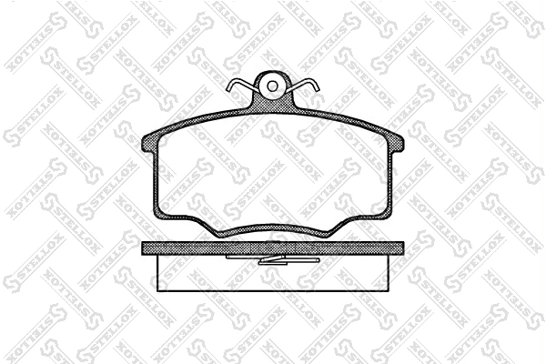 Sapatas do freio dianteiras de disco Audi 80 B2 81, 85