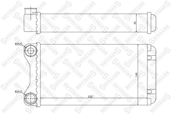 Radiador de forno (de aquecedor) Seat Exeo 3R5