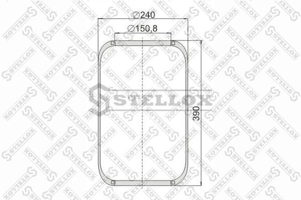 Рессора пневматической подвески Mercedes A6133270201 цена, от 29.85 USD