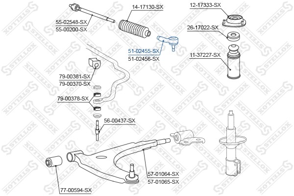 Рулевой наконечник Fitshi FT371116SG цена, от 6.95 USD
