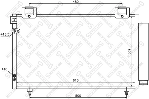 Конденсатор кондиционера Glyser 375392 цена, от 78.57 USD