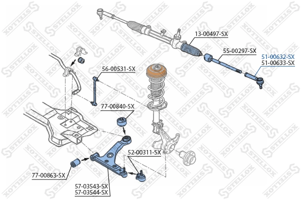 Наконечник рулевой тяги Lemforder 44028