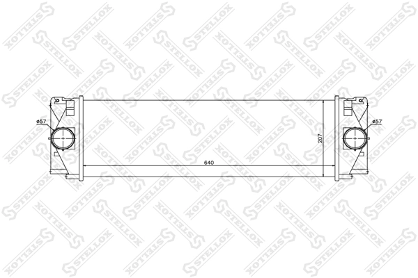 Интеркулер 9572J81 Polcar