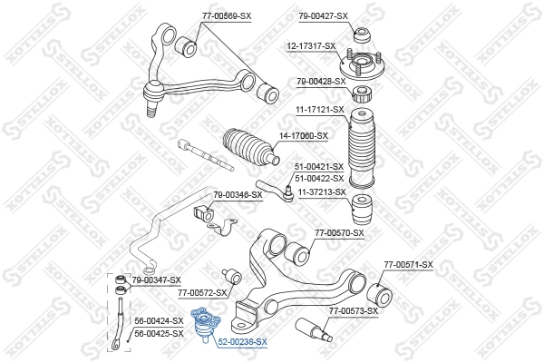 Нижняя шаровая опора RL445004S Raiso