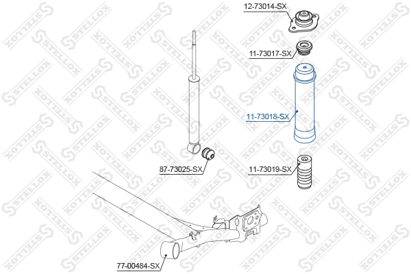 Пыльник стойки задней Opel 96535162 цена, от 7.10 USD