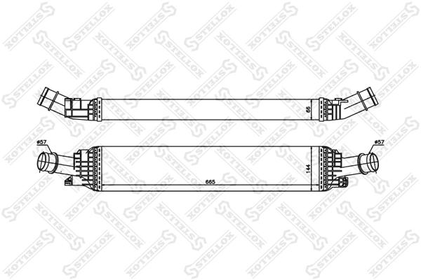 Система охлаждения наддувочного воздуха KLARKSONAS RIN96567MM цена, от 76.01 USD