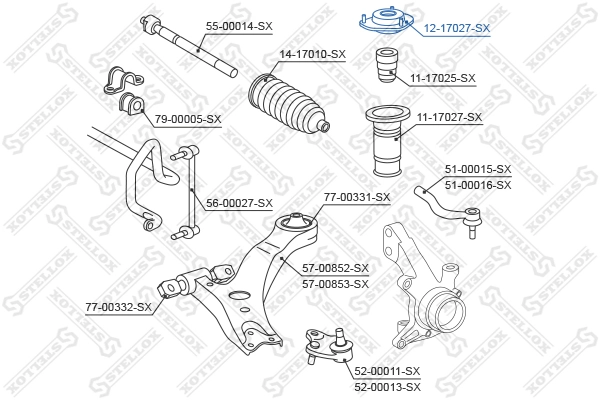  Опора переднего амортизатора Toyota Camry 6