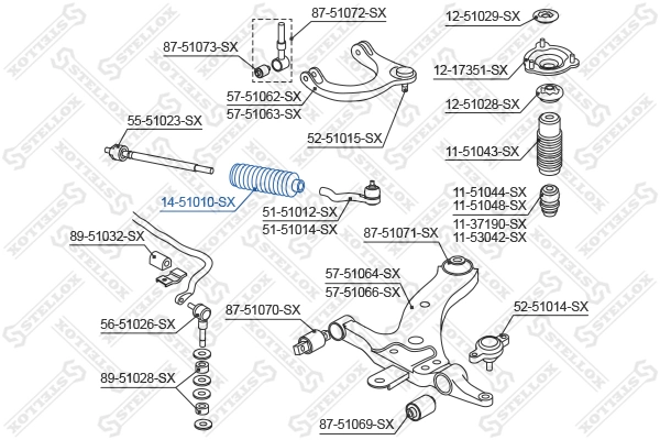 Пыльник рейки Korea (oem) I60502OEM