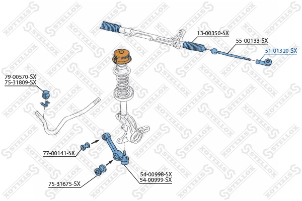 Наконечник рулевой тяги Maxgear MGZ305023