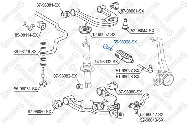 Рулевая тяга Toyota Land Cruiser 90 внедорожник (J9) (1996 - 2002) цена, от 18.51 USD