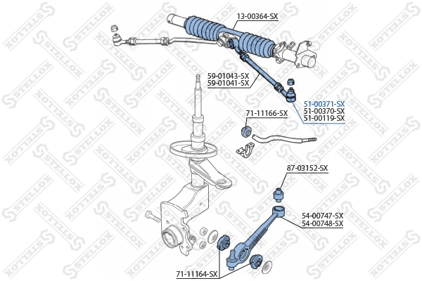 Рулевой наконечник Audi 100 C4 седан (4A2) (1990 - 1994) цена, от 10.22 USD