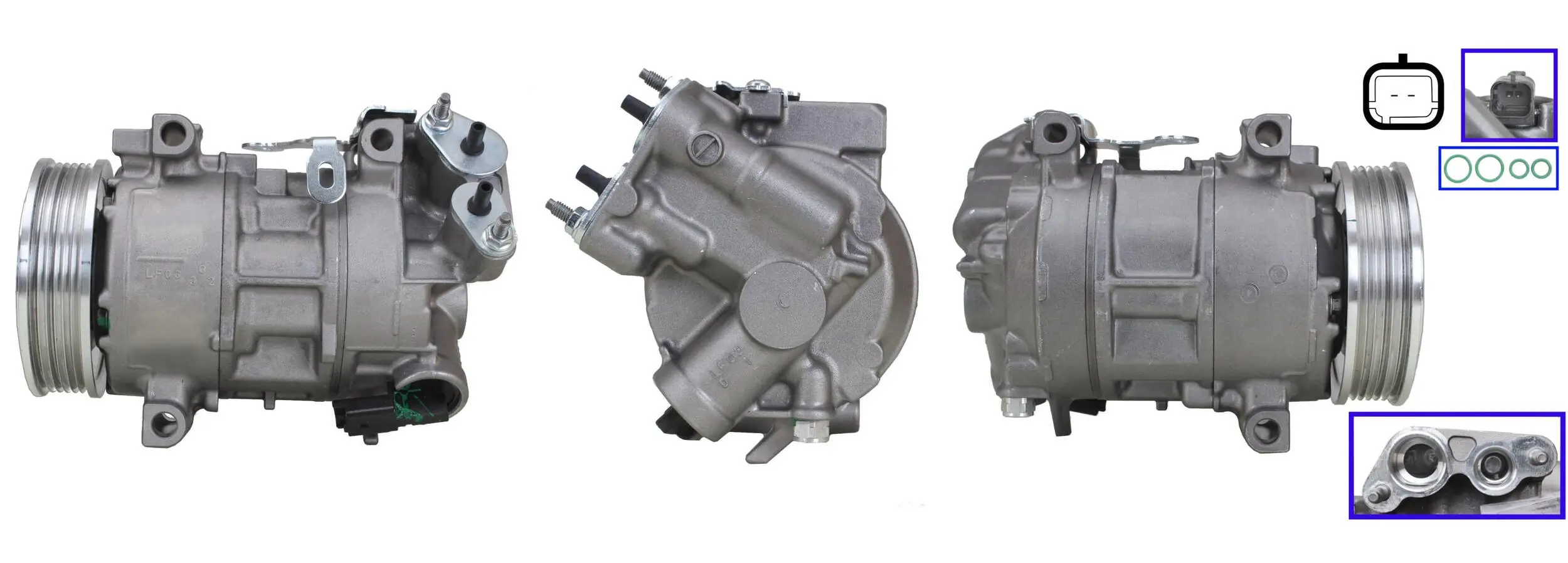 Compressor de aparelho de ar condicionado Opel CROSSLAND 10 P17