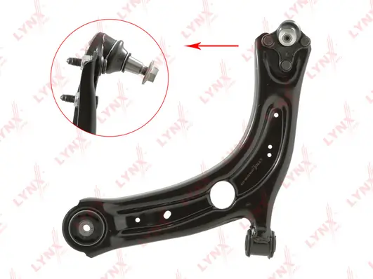 Левый рычаг передней нижней подвески Polcar 95D337 цена, от 32.42 USD