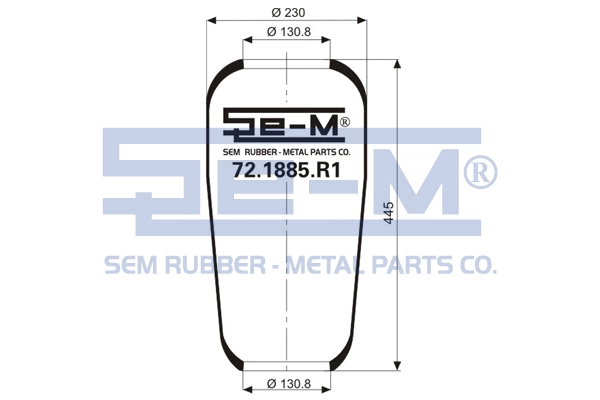 Пневмоподушка (пневморессора) моста 5010294385 Renault (RVI)