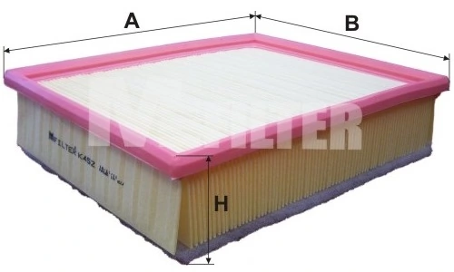 Воздушный фильтр двигателя на Opel Omega A 16, 17, 19