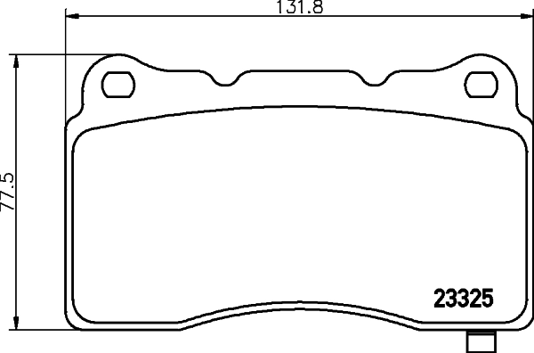 8DB355015481 HELLA Колодки передние