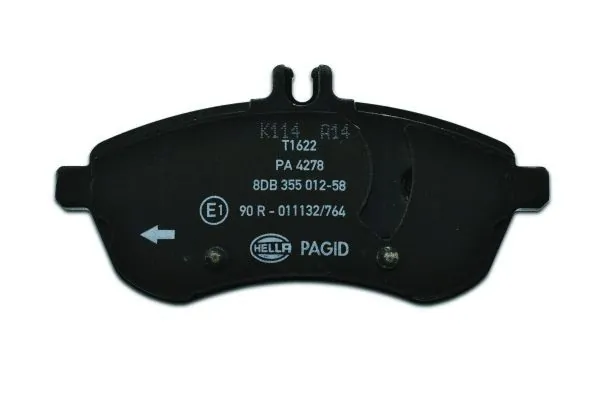 Купить 8DB355012581 HELLA Колодки тормозные
