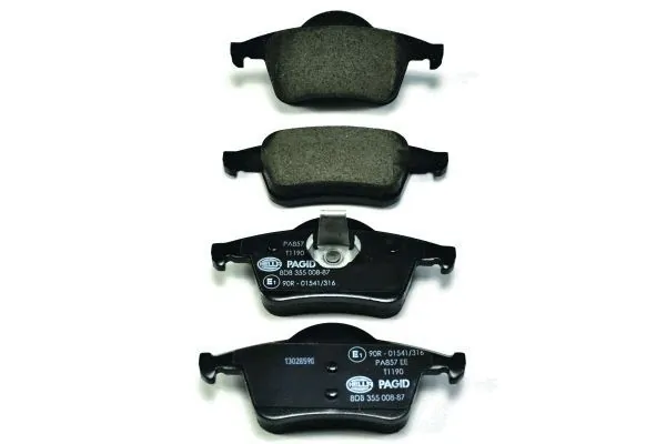 Купить 8DB355008871 HELLA Колодки тормозные задние, дисковые
