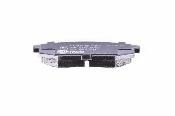 Задние тормозные колодки 8DB355014341 HELLA