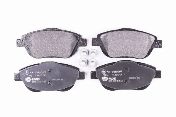 Купить 8DB355014551 HELLA Колодки тормозные
