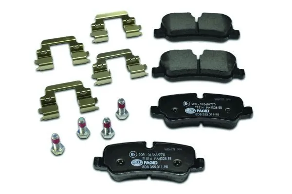 Задние тормозные колодки 8DB355011981 HELLA