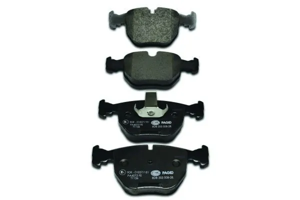 Передние тормозные колодки 8DB355008281 HELLA
