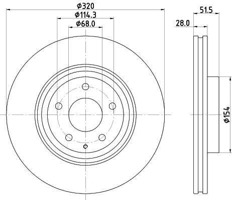 Передние тормозные диски 83080078 R1 Concepts