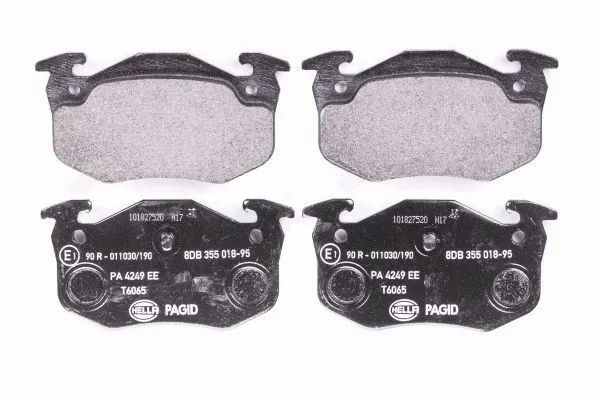 Sapatas do freio traseiras de disco Peugeot 206 2A/C