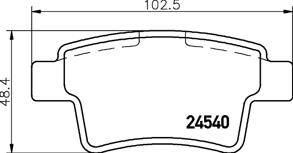 8DB355013361 HELLA Колодки тормозные дисковые комплект