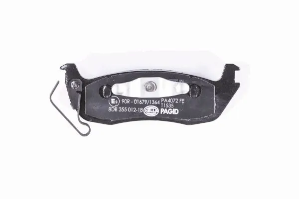 Задние тормозные колодки 8DB355012181 HELLA