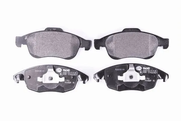 Передние тормозные колодки 8DB355013341 HELLA