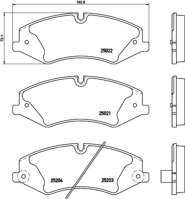 8DB355015551 HELLA Колодки передние