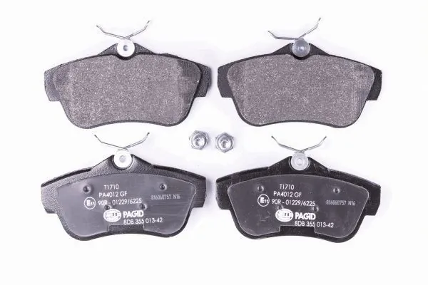 Задние дисковые колодки HELLA 8DB355013421