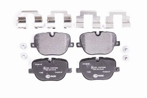 Задние дисковые колодки HELLA 8DB355015451