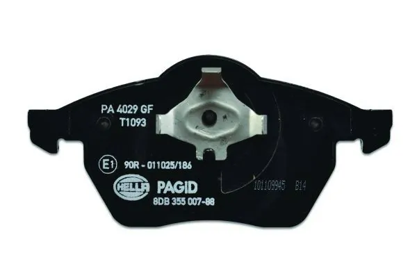Купить 8DB355007881 HELLA Колодки тормозные