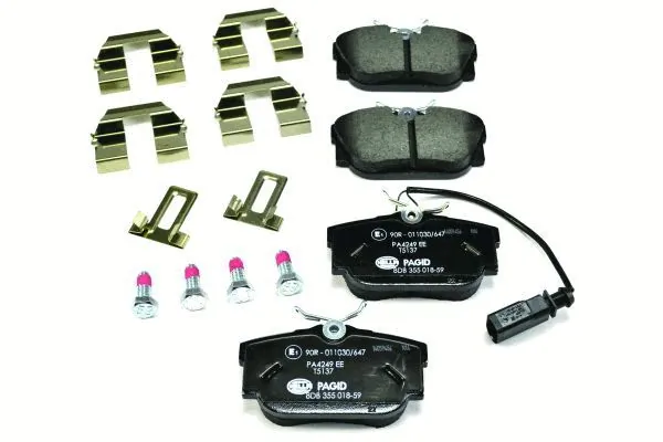 Задние дисковые колодки HELLA 8DB355018591
