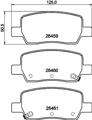 Купить 162381 Power Stop Колодки тормозные задние, дисковые
