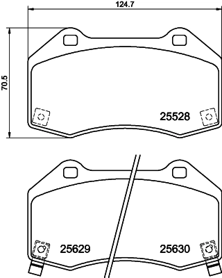 Передние тормозные колодки 161379B Power Stop