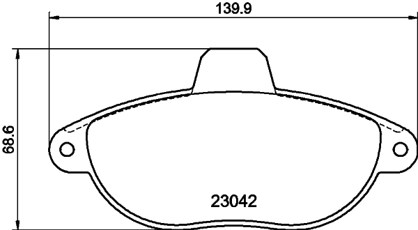 8DB355019251 HELLA Колодки передние