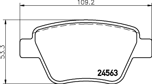 8DB355014021 HELLA Колодки тормозные дисковые комплект