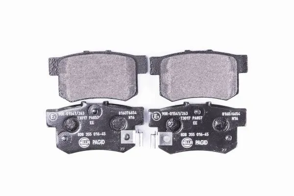 Купить 8DB355016451 HELLA Колодки тормозные задние, дисковые