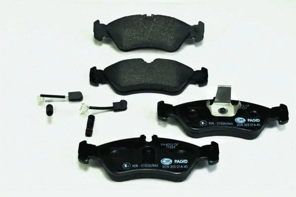 Купить 8DB355014401 HELLA Колодки тормозные задние, дисковые
