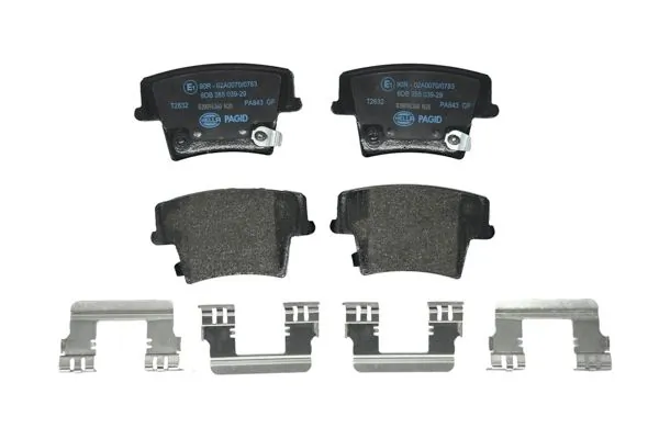 Задние тормозные колодки 8DB355039291 HELLA
