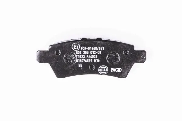 Задние тормозные колодки 8DB355012081 HELLA