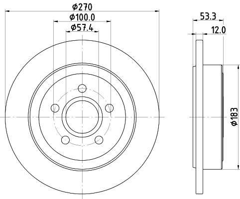 Тормозные диски K05085652AB Fiat/Alfa/Lancia