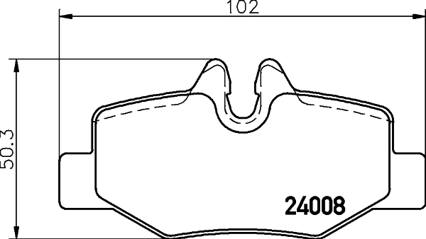 8DB355010661 HELLA Колодки тормозные дисковые комплект