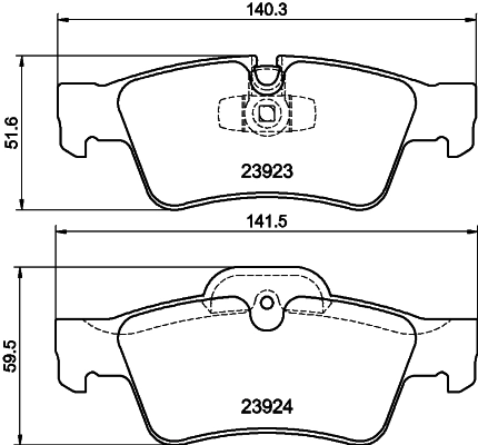 8DB355011421 HELLA Колодки тормозные дисковые комплект