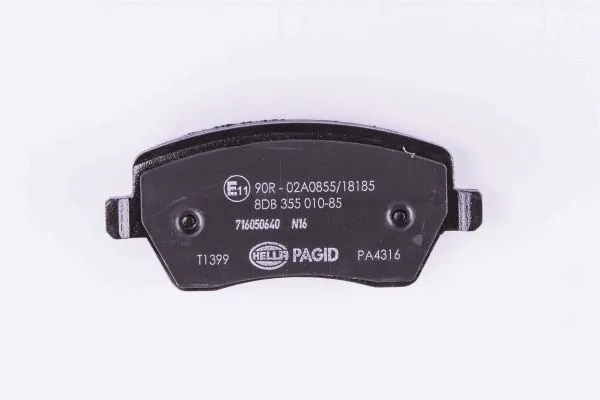 Купить 8DB355010851 HELLA Колодки тормозные