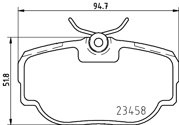 8DB355009541 HELLA Колодки тормозные дисковые комплект